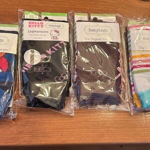 Baby Leg Kids Legwarmers - Black, Brown, Multicolor